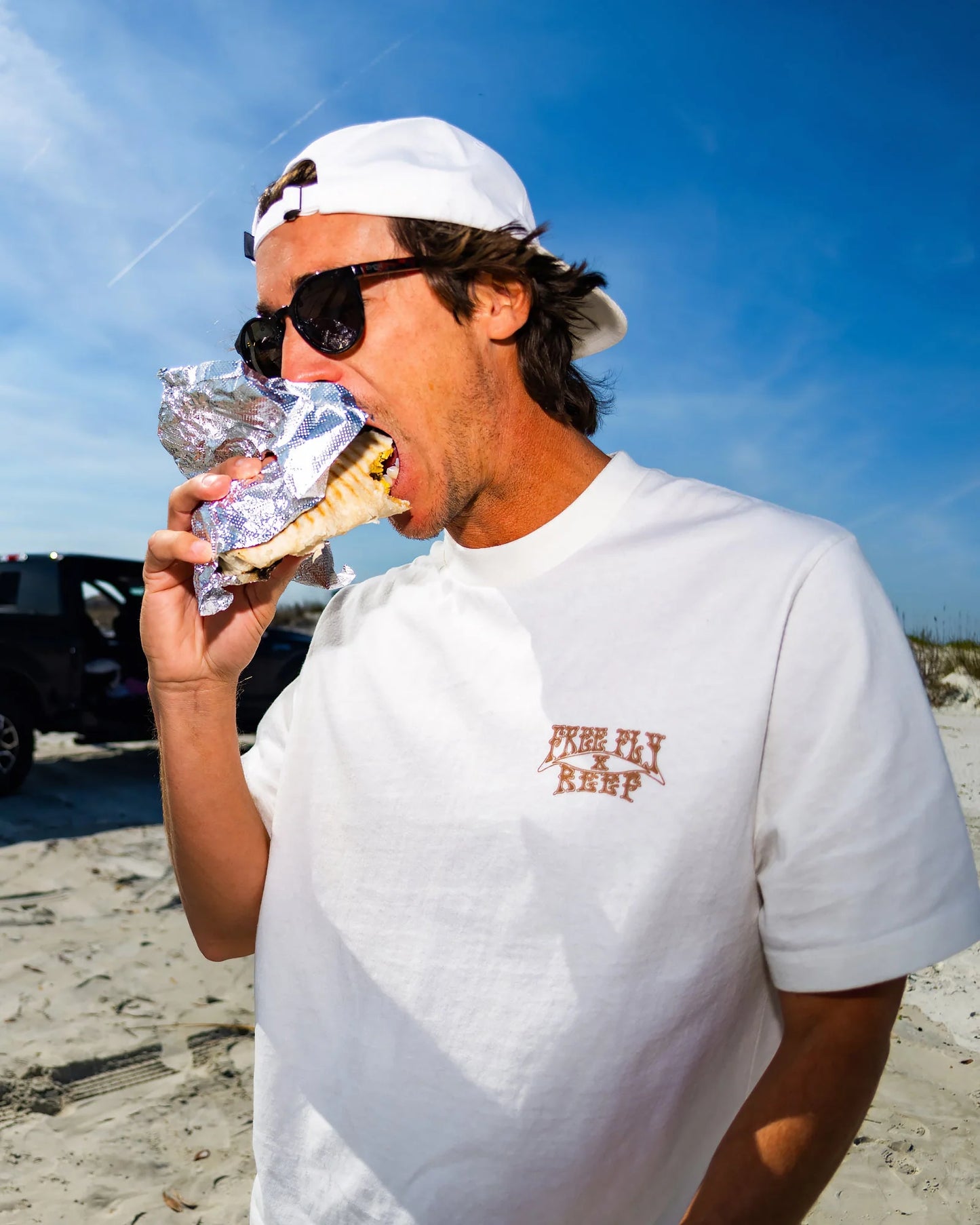 High-Stoke Relaxed Tee - Bone