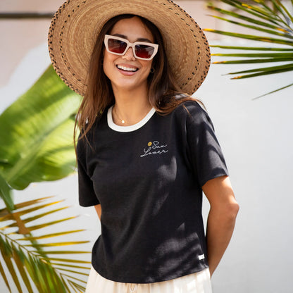 Sun Lover Ringer Tee