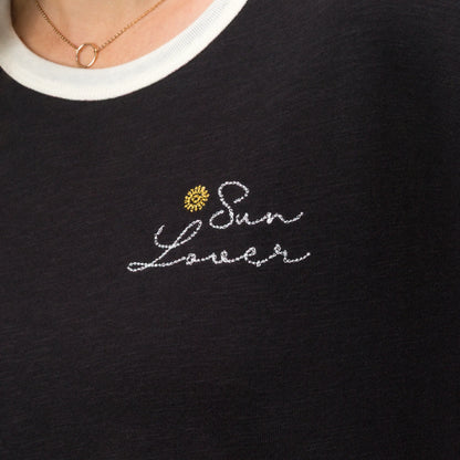 Sun Lover Ringer Tee