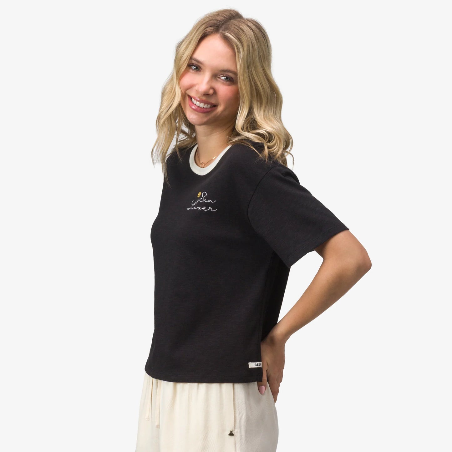 Sun Lover Ringer Tee