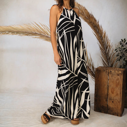 Tori Linen Maxi Dress